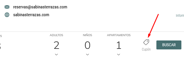 cupón reserva